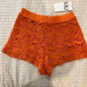 Short crochet shorts